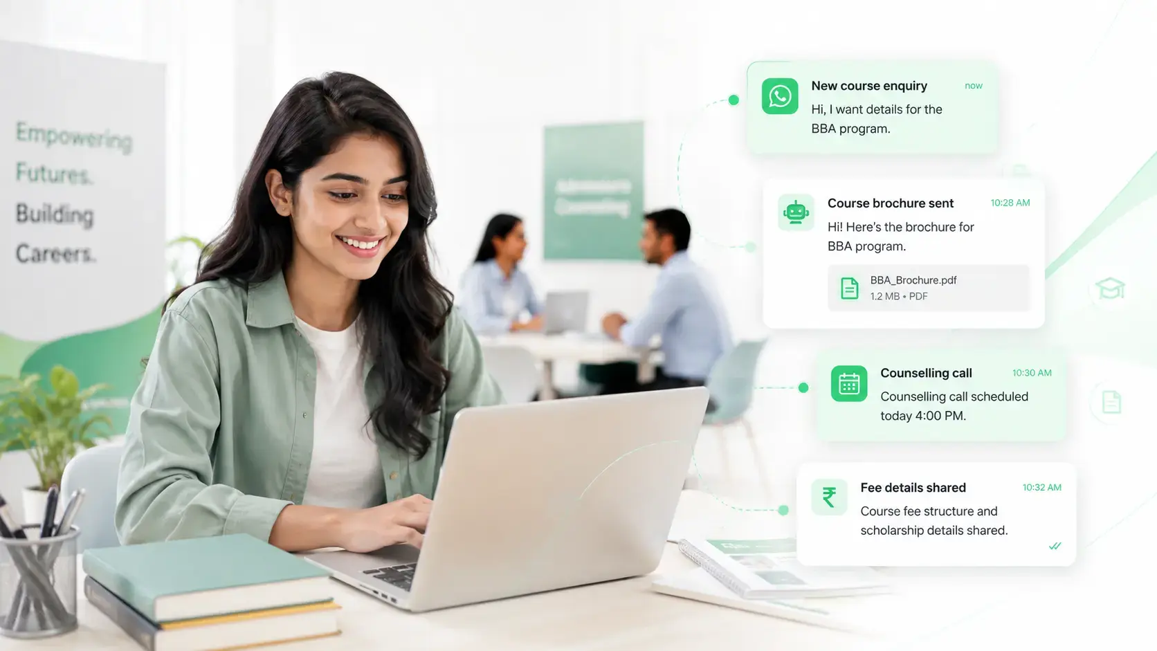 How Sanskar School Streamlined 12,000+ Admissions Inquiries with 92% Parent Engagement